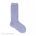 BABY SIDE OPENWORK KNEE-HIGH SOCKS BY CONDOR.