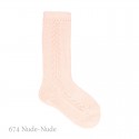 BABY SIDE OPENWORK KNEE-HIGH SOCKS BY CONDOR.