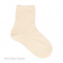 SHORT SOCKS WITH OPEN WORKED CUFFK BY CONDOR.