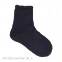 SHORT SOCKS WITH OPEN WORKED CUFFK BY CONDOR.