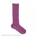 CHILDREN´S WIDE RIBBED COTTON KNEE-HIGH SOCKS BY CONDOR.