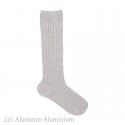 CHILDREN´S WIDE RIBBED COTTON KNEE-HIGH SOCKS BY CONDOR.