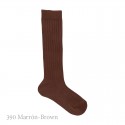 CHILDREN´S WIDE RIBBED COTTON KNEE-HIGH SOCKS BY CONDOR.