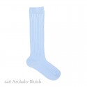 CHILDREN´S WIDE RIBBED COTTON KNEE-HIGH SOCKS BY CONDOR.