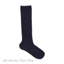 CHILDREN´S WIDE RIBBED COTTON KNEE-HIGH SOCKS BY CONDOR.