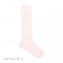 CHILDREN´S WIDE RIBBED COTTON KNEE-HIGH SOCKS BY CONDOR.