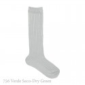 CHILDREN´S WIDE RIBBED COTTON KNEE-HIGH SOCKS BY CONDOR.