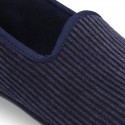 New classic CORDUROY knit closed home shoes for bigger sizes.