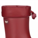 Little Rain boots with adjustable neck for babies and little kids.