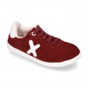 New TRENDY Casual suede leather Tennis shoes with shoelaces closure.