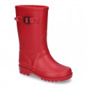 Classic Rain boots style with buckle design for KIDS.