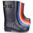 Classic Rain boots style with buckle design for KIDS.