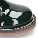 Classic Safari boots with SUPER FLEXIBLE soles in Patent leather.