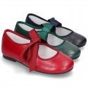 New SOFT nappa leather little Mary Jane shoes angel style in fall colors.