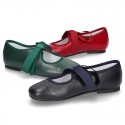 New SOFT nappa leather little Mary Jane shoes angel style in fall colors.