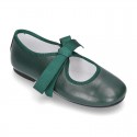 New SOFT nappa leather little Mary Jane shoes angel style in fall colors.