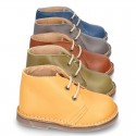 NEW Casual nappa leather safari boots with SUPER FLEXIBLE soles.