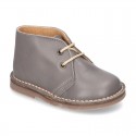 NEW Casual nappa leather safari boots with SUPER FLEXIBLE soles.