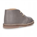 NEW Casual nappa leather safari boots with SUPER FLEXIBLE soles.