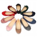 Autumn winter canvas classic Ballet shoes.