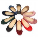 Autumn winter canvas classic Ballet shoes.