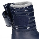 New Little rain boots APRESKI style with wool knit lining.