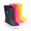 NAUTICAL style rain boots for kids.