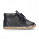 Little BEAR design safari boots in extra soft nappa leather for babies.