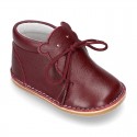 Little BEAR design safari boots in extra soft nappa leather for babies.