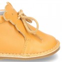 Little BEAR design safari boots in extra soft nappa leather for babies.