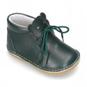 Little BEAR design safari boots in extra soft nappa leather for babies.