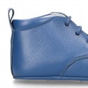 New Little ankle boots for babies with non slip sole in Nappa leather.