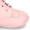 New Little ankle boots for babies with non slip sole in Nappa leather.