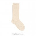 PERLE SIDE OPENWORK KNEE-HIGH SOCKS BY CONDOR.