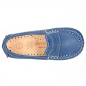 SOFT NAPPA leather moccasin shoes for little kids.