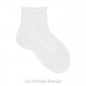 PERLE SIDE OPENWORK SHORT SOCKS BY CONDOR.