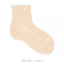 PERLE SIDE OPENWORK SHORT SOCKS BY CONDOR.