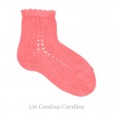 PERLE SIDE OPENWORK SHORT SOCKS BY CONDOR.