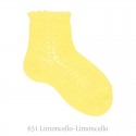 PERLE SIDE OPENWORK SHORT SOCKS BY CONDOR.