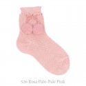 PERLE SHORT SOCKS WITH POMPOMS BY CONDOR.