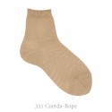 PLAIN STITCH SHORT SOCKS BY CONDOR.