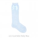 PERLE KNEE-HIGH SOCKS WITH BOW BY CONDOR.