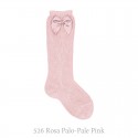 PERLE KNEE-HIGH SOCKS WITH BOW BY CONDOR.