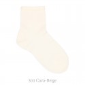 SHORT SOCKS WITH OPEN WORKED CUFFK FOR SPRING SEASON BY CONDOR.