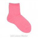 SHORT SOCKS WITH OPEN WORKED CUFFK FOR SPRING SEASON BY CONDOR.