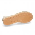 CEREMONY Cotton canvas espadrilles shoes Valenciana style.