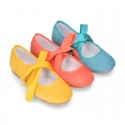 New SOFT SUEDE leather little Mary Jane shoes angel style in seasonal colors.