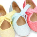 New SOFT GLITTER little Mary Jane shoes angel style in seasonal colors.