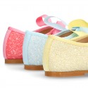 New SOFT GLITTER little Mary Jane shoes angel style in seasonal colors.