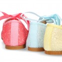 New SOFT GLITTER little Mary Jane shoes angel style in seasonal colors.